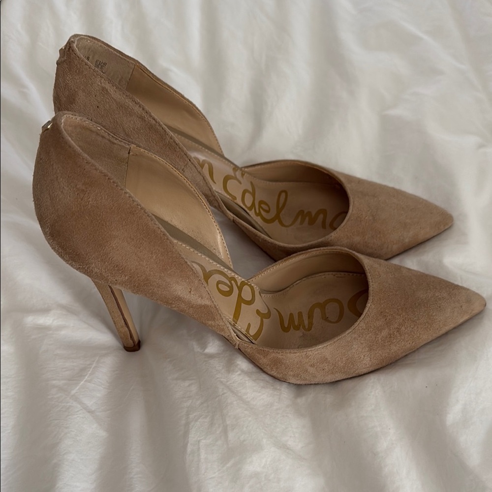 Sam Edelman Tan Heels Elegant Design - Picture 2 of 5